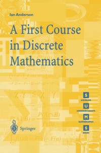 Cover image: A First Course in Discrete Mathematics 9781852332365