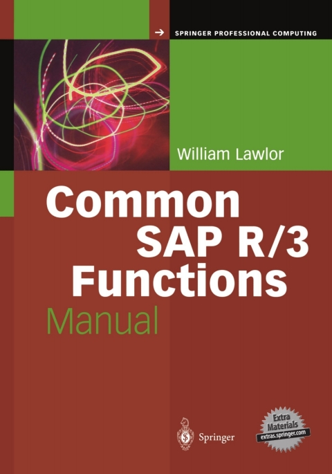 Cover image for book Common SAP R/3 Functions Manual