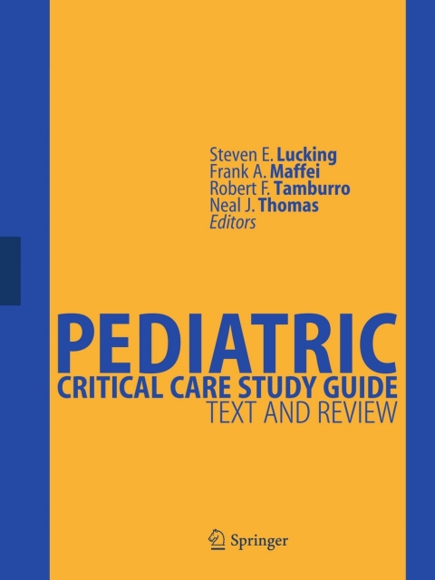 Cover image for book Pediatric Critical Care Study Guide