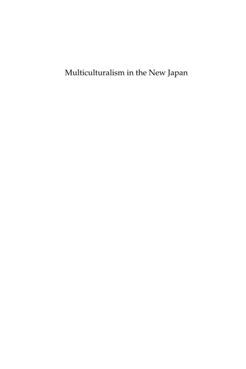 Cover image for book Multiculturalism in the New Japan
