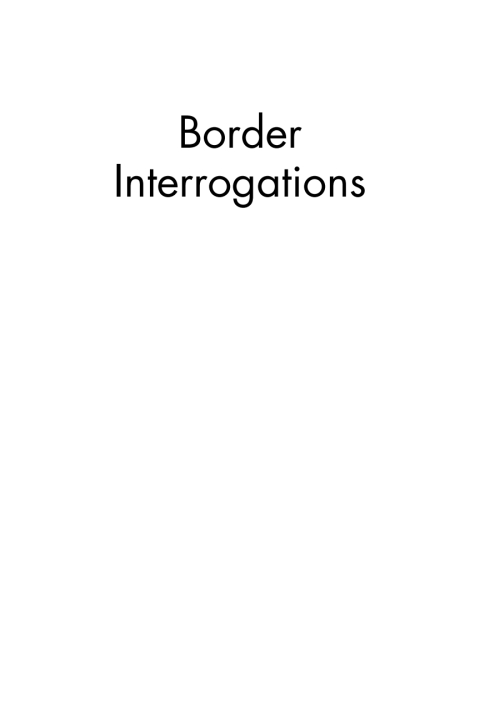 Cover image for book Border Interrogations
