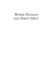 Cover image: Where Humans and Spirits Meet 1st edition 9781845450557