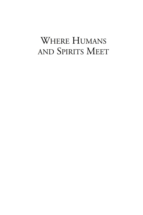 Cover image for book Where Humans and Spirits Meet