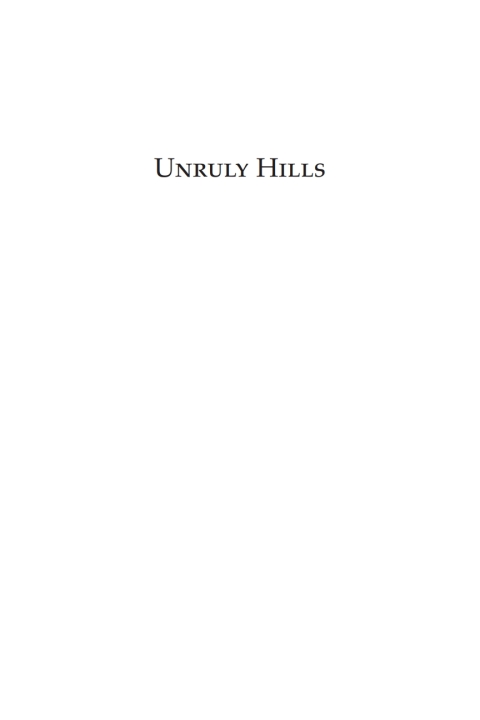 Cover image for book Unruly Hills