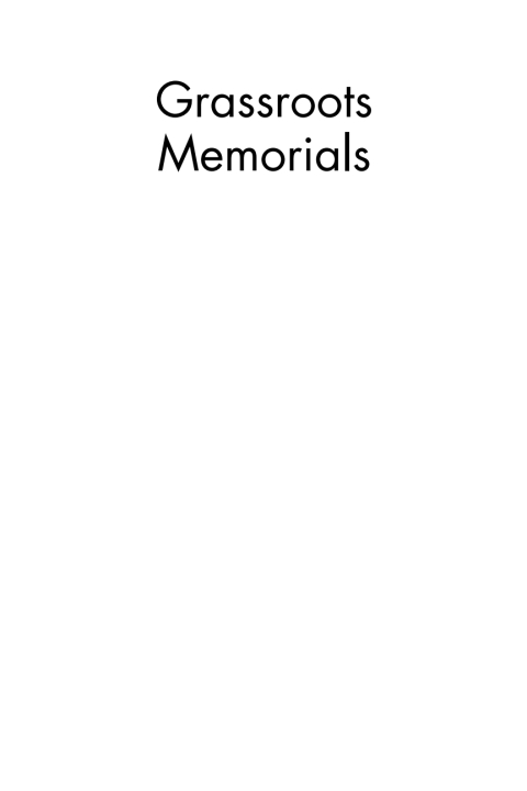 Cover image for book Grassroots Memorials