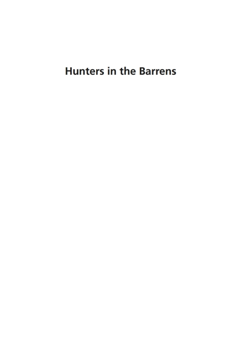 Cover image for book Hunters in the Barrens