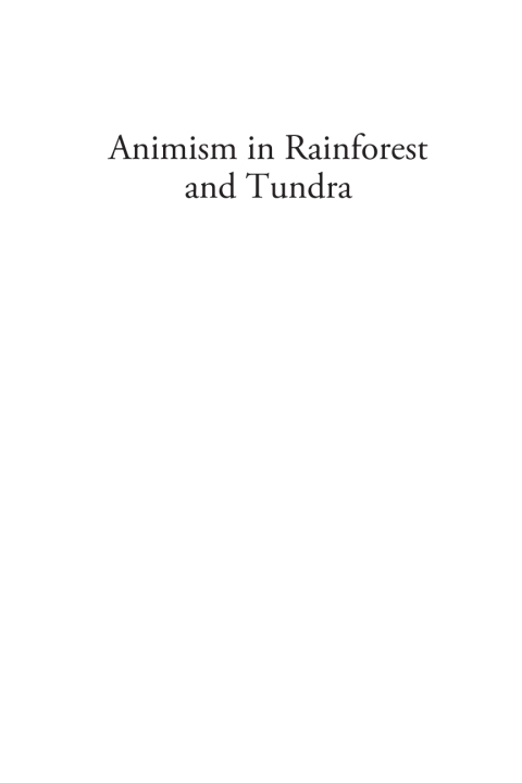 Cover image for book Animism in Rainforest and Tundra
