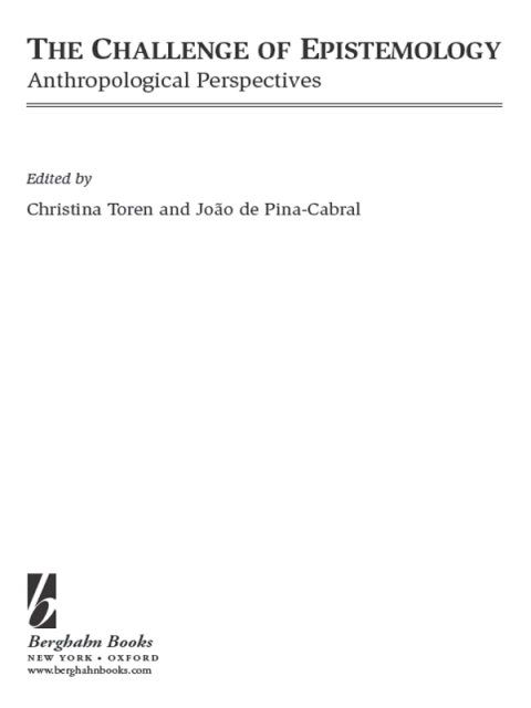 Cover image for book The Challenge of Epistemology