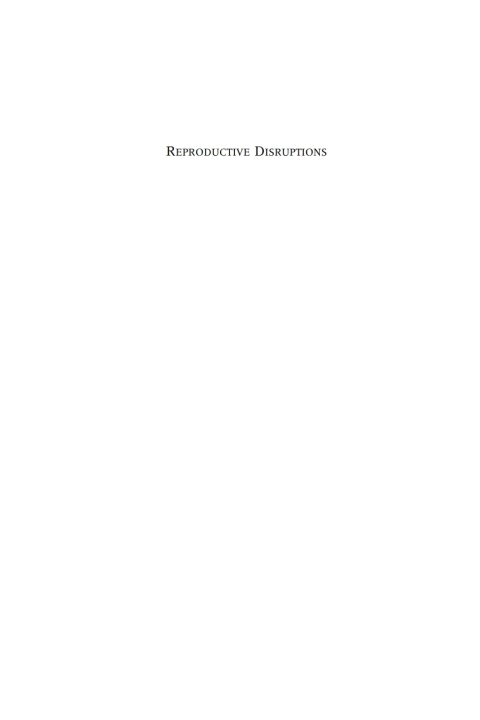 Cover image for book Reproductive Disruptions