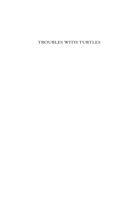 Cover image for book Troubles with Turtles