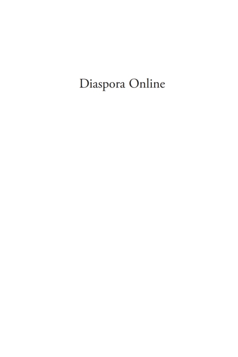 Cover image for book Diaspora Online