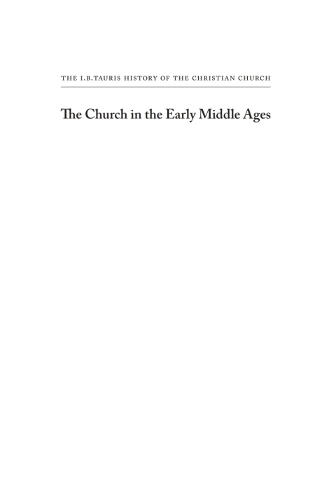 Cover image for book The Church in the Early Middle Ages