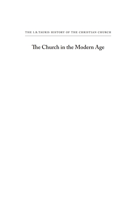 Cover image for book The Church in the Modern Age