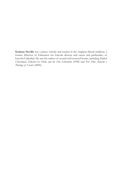 Coleridge and Liberal Religious Thought 