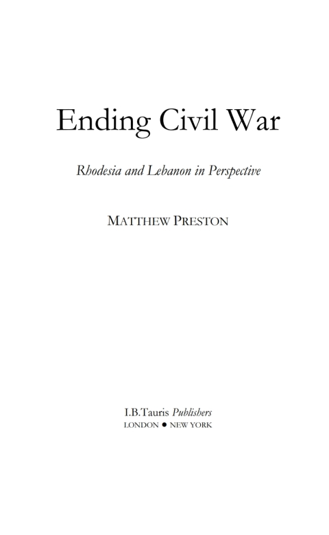 Cover image for book Ending Civil War
