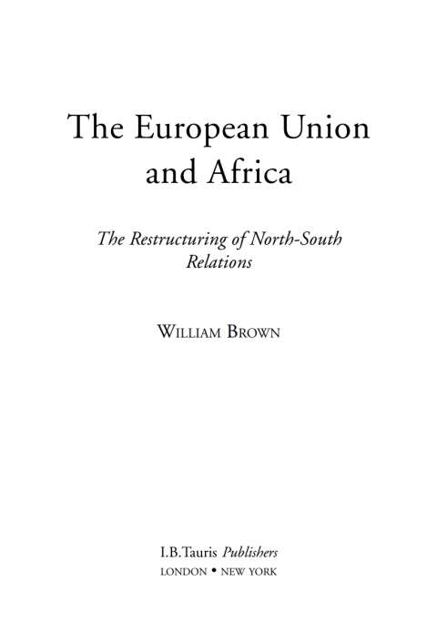 Cover image for book The European Union and Africa