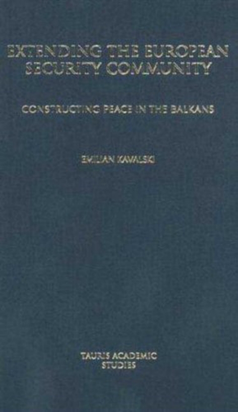 Cover image for book Extending the European Security Community