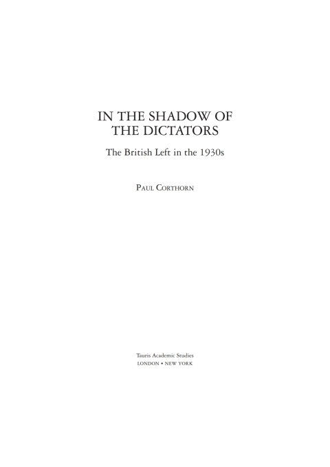 Cover image for book In the Shadow of the Dictators