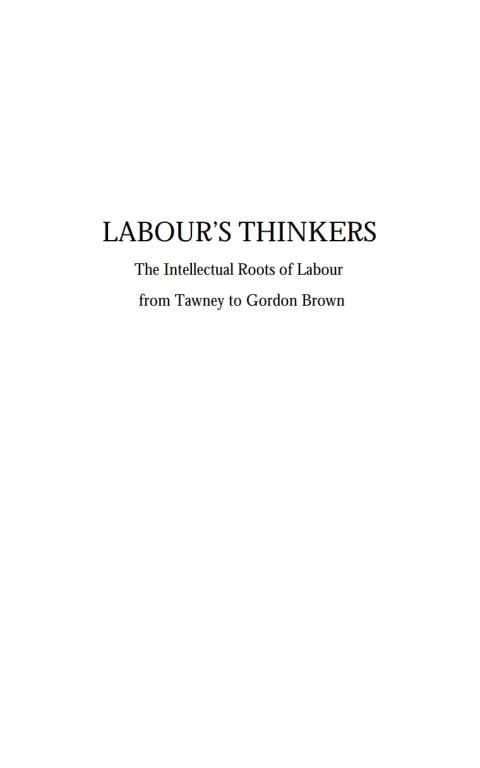 Labour's Thinkers 