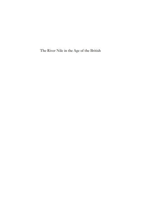 Cover image for book The River Nile in the Age of the British