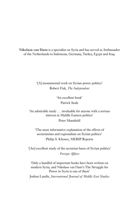 Cover image for book The Struggle for Power in Syria