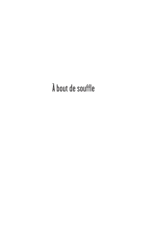Cover image for book A Bout De Souffle