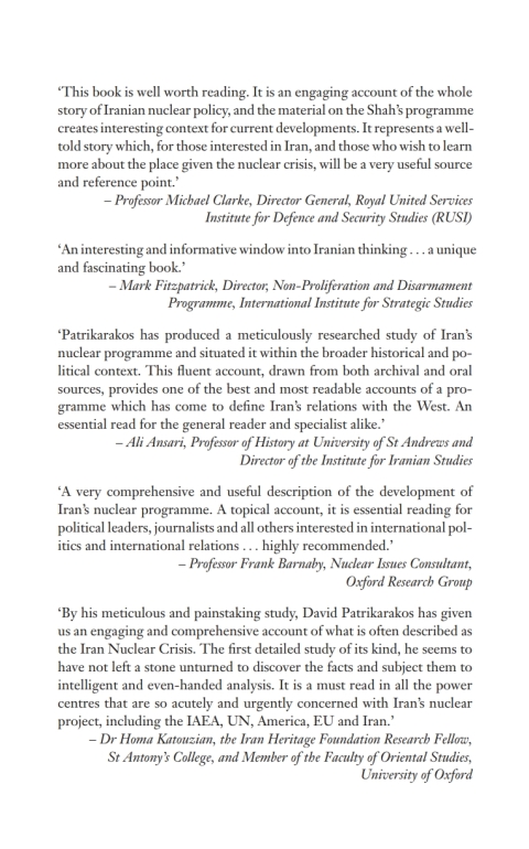 Cover image for book Nuclear Iran