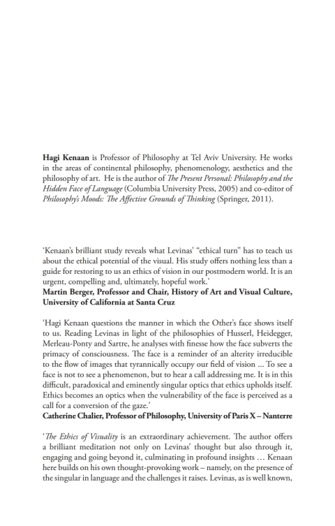 Cover image for book The Ethics of Visuality
