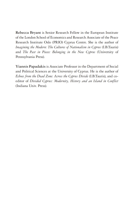 Cover image for book Cyprus and the Politics of Memory