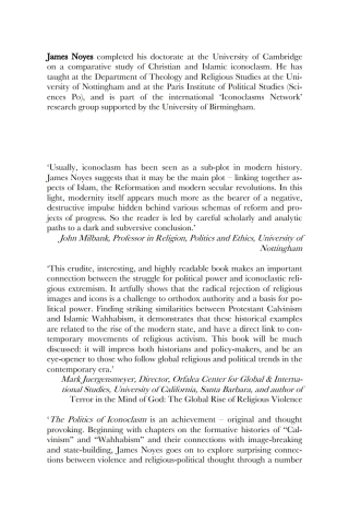 The Politics of Iconoclasm
