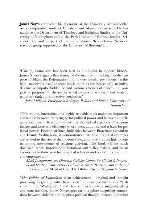 Cover image for book The Politics of Iconoclasm