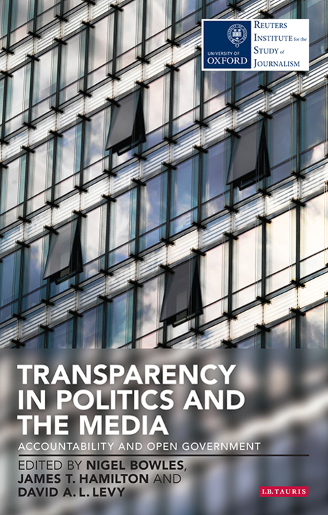 Cover image for book Transparency in Politics and the Media