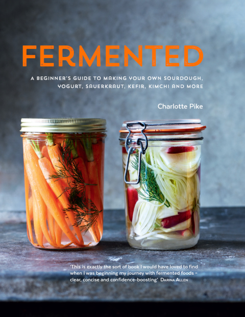 Cover image for book Fermented: A beginner's guide to making your own sourdough, yogurt, sauerkraut, kefir, kimchi and more