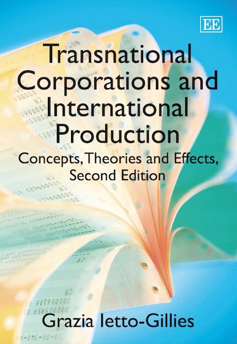 Cover image for book Transnational Corporations and International Production