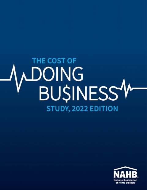 Cover image for book The Cost of Doing Business Study, 2022 Edition