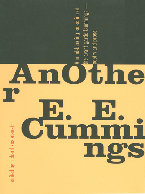 Cover image for book AnOther E.E. Cummings