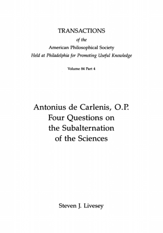 Antonius de Carlenis, O.P.