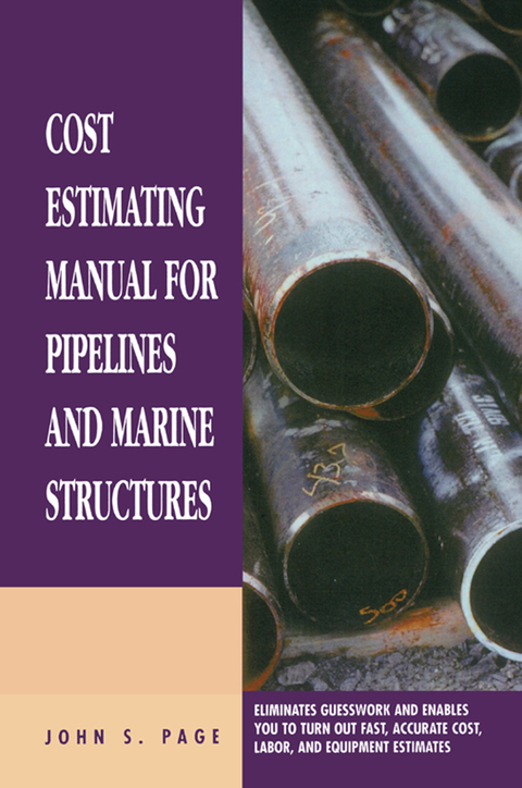 Cover image for book Cost Estimating Manual for Pipelines and Marine Structures: New Printing 1999