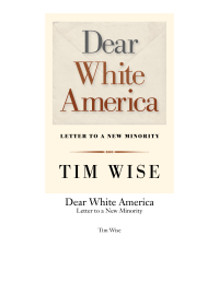 Cover image: Dear White America 9780872865211