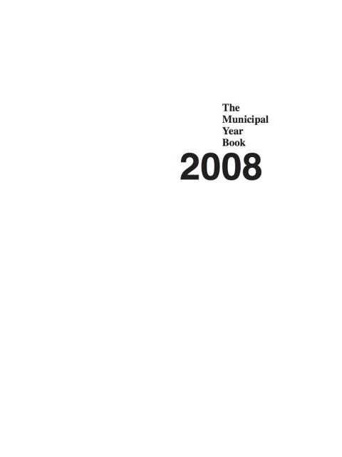 Cover image for book The Municipal Year Book 2008