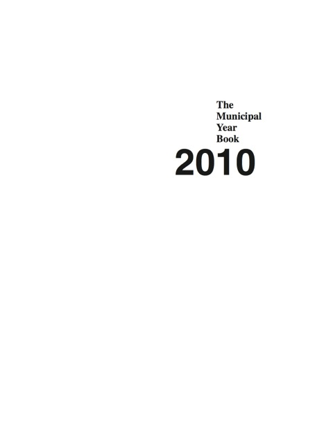 Cover image for book The Municipal Year Book 2010