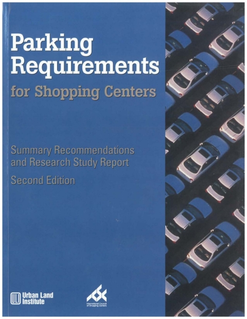 Cover image for book Parking Requirements for Shopping Centers