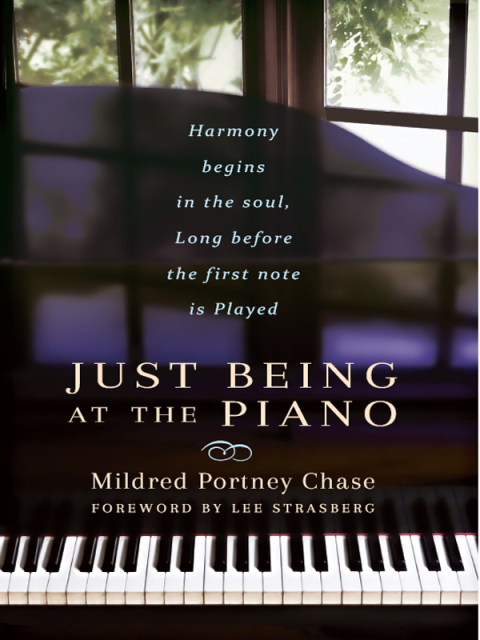 Cover image for book JUST BEING AT THE PIANO