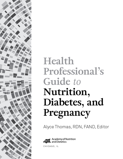 Cover image for book Health Professional’s Guide to Nutrition, Diabetes, and Pregnancy