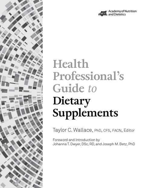 Cover image for book Health Professional's Guide to Dietary Supplements