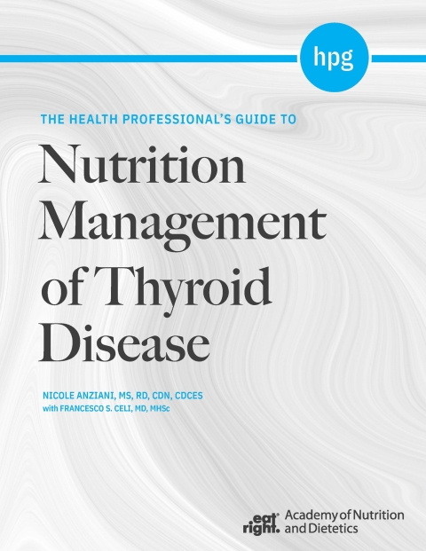 Cover image for book Health Professional's Guide to Nutrition Management of Thyroid Disease