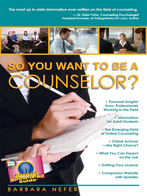 Cover image for book So You Want To Be A Counselor?
