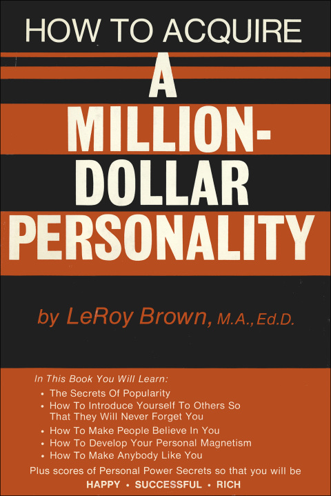 Cover image for book How To Acquire A Million-Dollar Personality