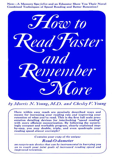 Cover image for book How to Read Faster and Remember More
