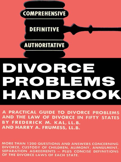 Cover image for book Divorce Problems Handbook